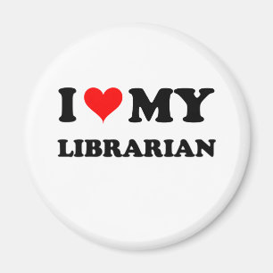 Imã Eu amo meu bibliotecário