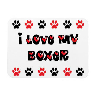 Ímã Eu Amo Meu Boxer