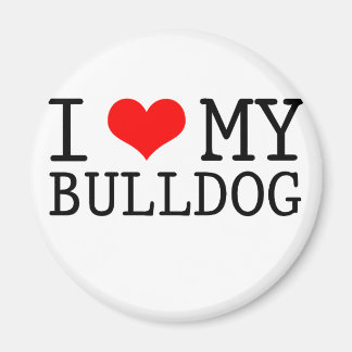 Imã Eu Amo Meu Buldogue