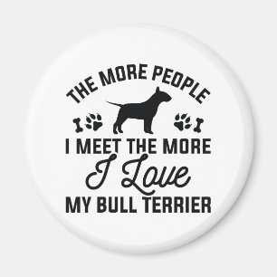 Imã Eu Amo Meu Bull Terrier