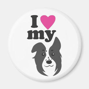 Imã Eu amo meu cão!