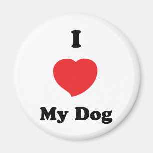 Imã EU AMO meu cão