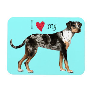 Ímã Eu amo meu Catahoula