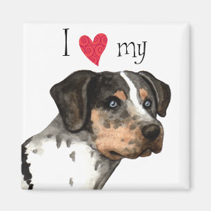 Imã Eu amo meu Catahoula