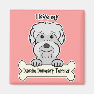 Imã Eu amo meu Dandie Dinmont Terrier