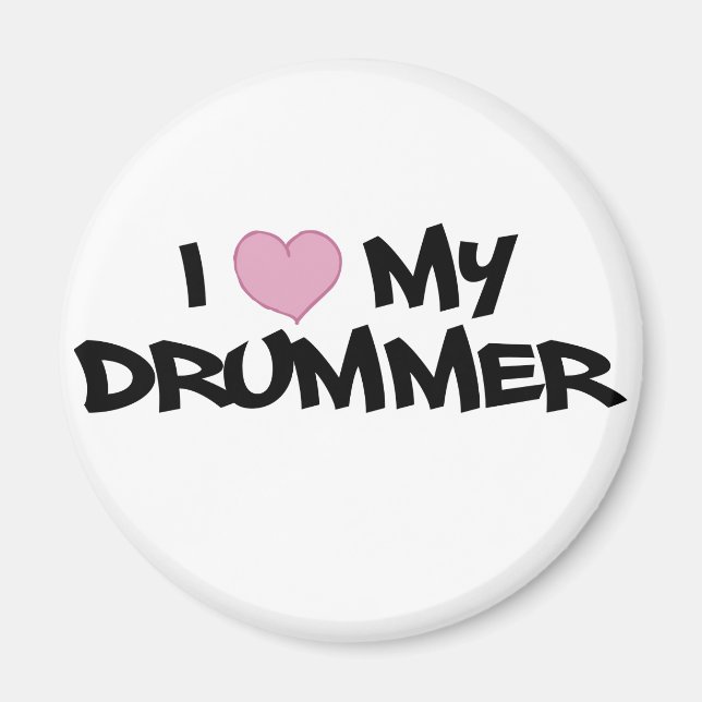 Imã Eu Amo Meu Drummer (Frente)