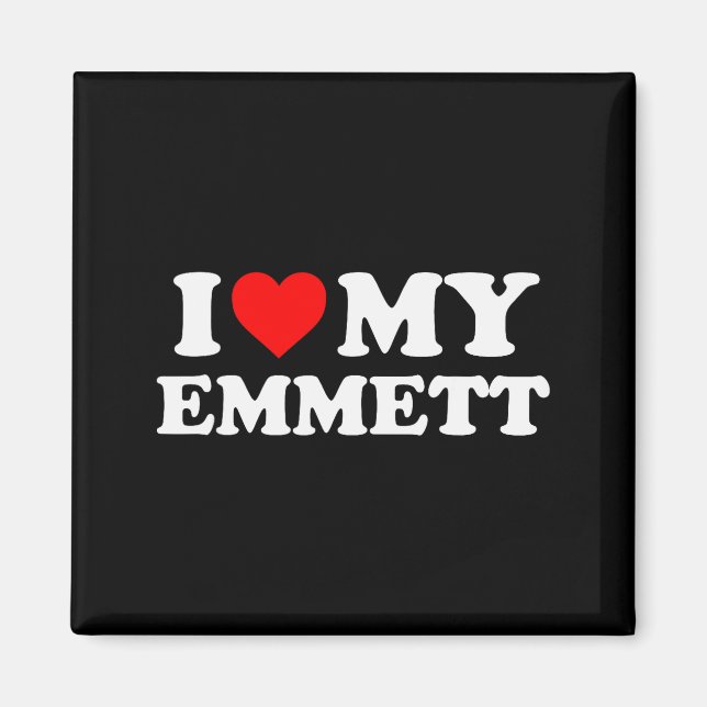 Imã Eu Amo Meu Emmett  (Frente)