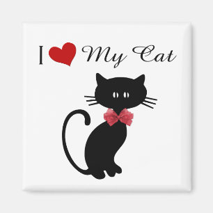 Imã Eu Amo Meu Gato
