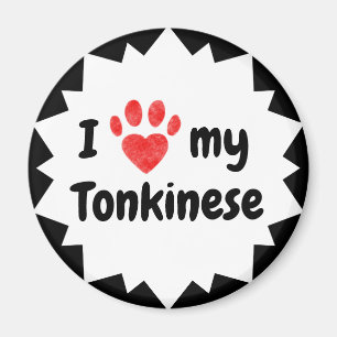 Imã Eu amo meu gato de Tonkinese