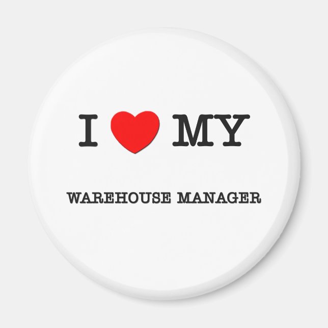Imã Eu Amo Meu GERENTE DE WAREHOUSE (Frente)