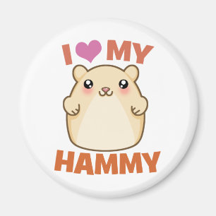 Imã Eu amo meu Hammy