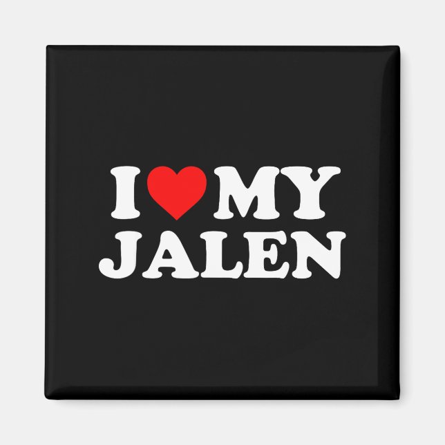 Imã Eu Amo Meu Jalen (Frente)