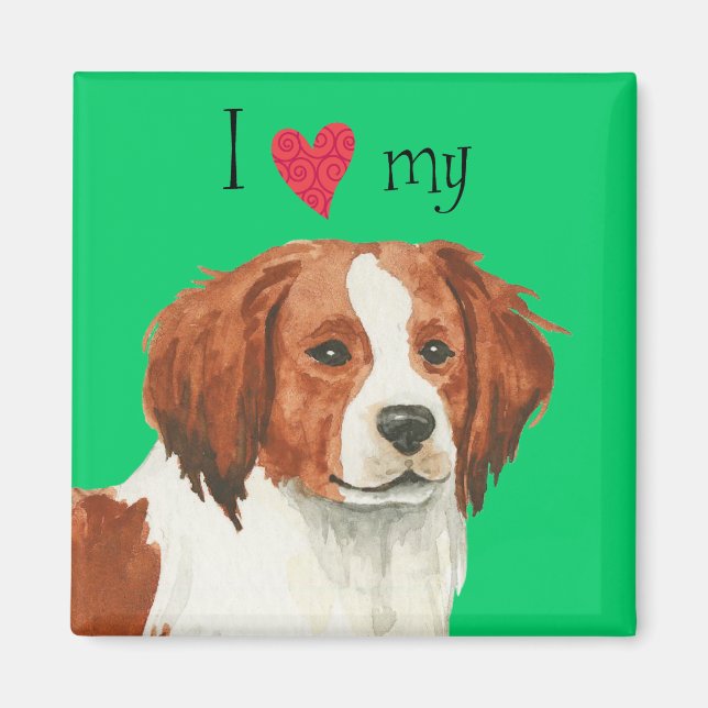 Imã Eu amo meu Kooikerhondje (Frente)