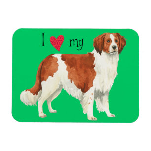 Ímã Eu amo meu Kooikerhondje