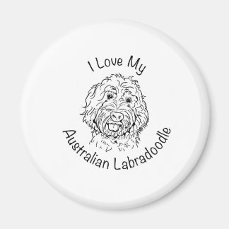 Imã Eu Amo Meu Labradoodle Australiano