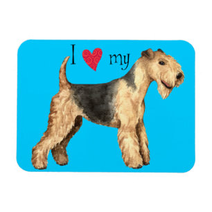Ímã Eu amo meu Lakeland Terrier