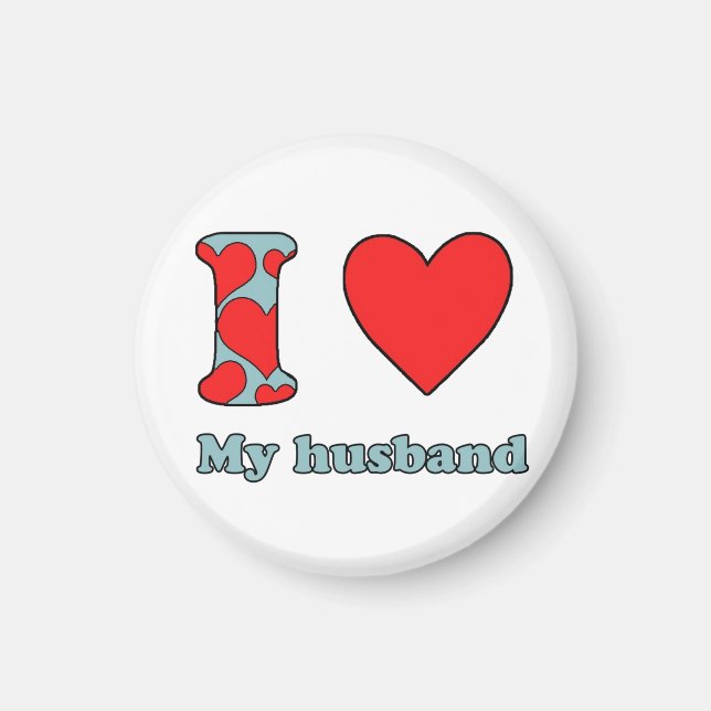 Imã Eu amo meu marido (Frente)