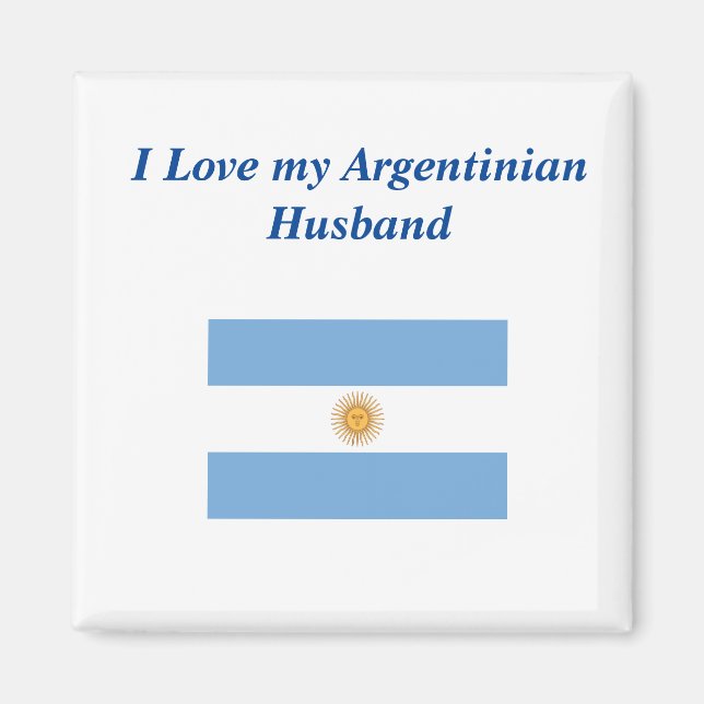 Imã Eu amo meu marido argentino (Frente)