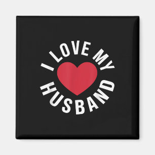 Imã Eu Amo Meu Marido Casamento Aniversário Coração Me