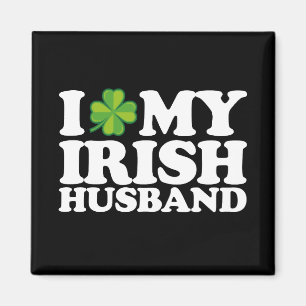 Imã Eu Amo Meu Marido Irlandês Casal Dia de São Patríc