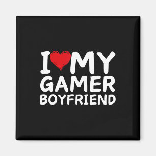 Imã Eu Amo Meu Namorado Gamer Coração Namorado Video G