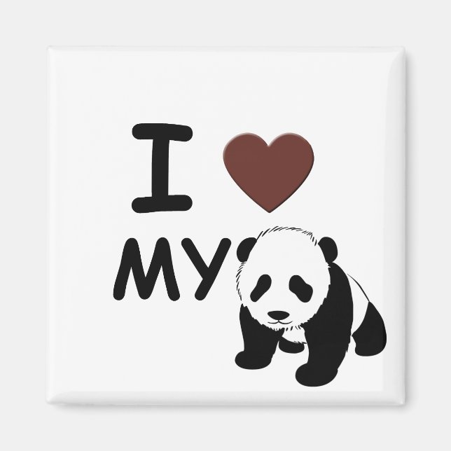 IMÃ EU AMO MEU PANDA (Frente)