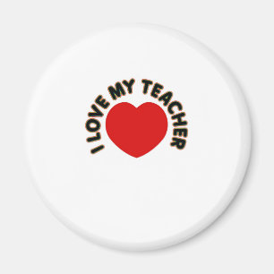 Imã Eu amo meu professor (o coração)