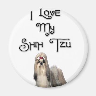 Imã Eu Amo Meu Shih Tzu