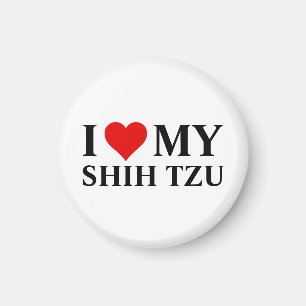 Imã Eu amo meu Shih Tzu