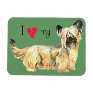 Ímã Eu amo meu Skye Terrier