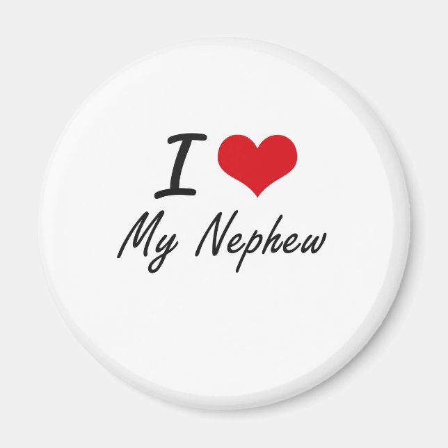 Imã Eu Amo Meu Sobrinho (Frente)