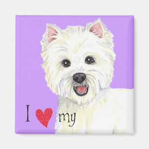 Imã Eu amo meu Westie