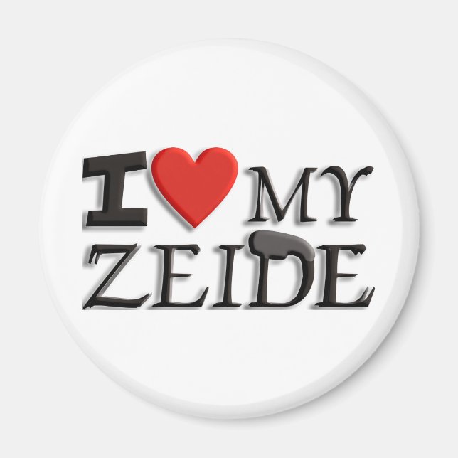 Imã Eu amo meu Zeide (Frente)