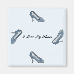 Imã Eu Amo Meus Calçados