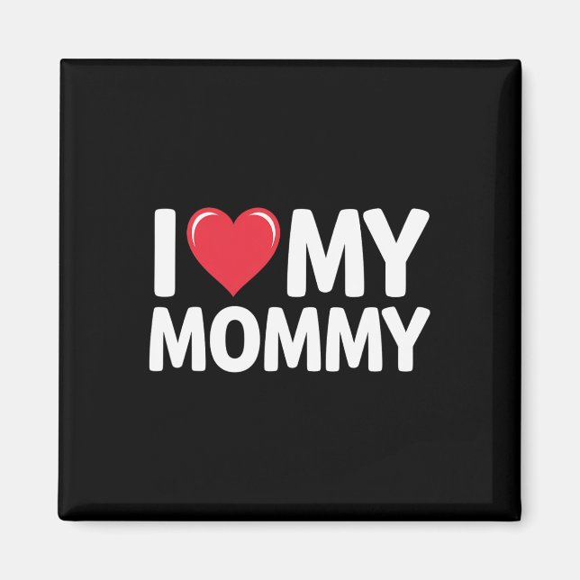 Imã Eu Amo Meus Presentes De Dia de as mães De Mamãe P (Frente)
