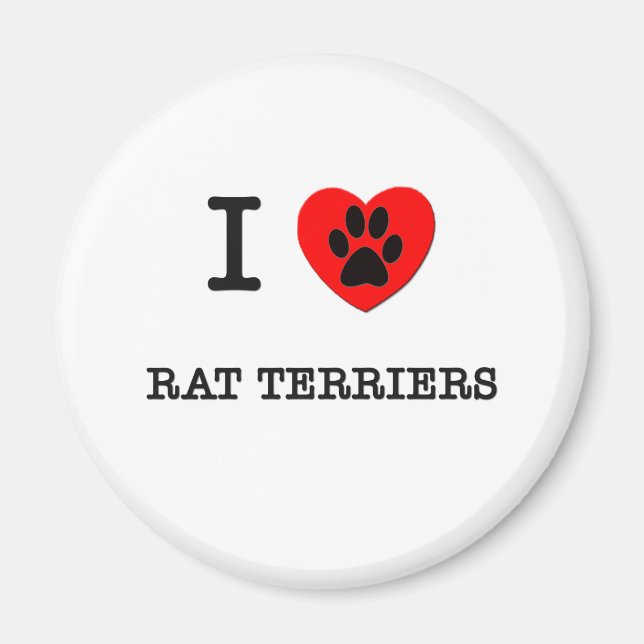 IMÃ EU AMO MEUS TERRIERS DE RATO (Frente)