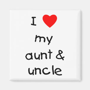 Imã Eu amo meus tia & tio