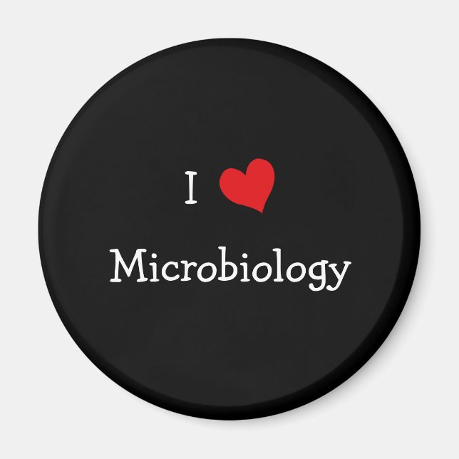 Imã Eu Amo Microbiologia (Frente)
