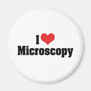 Imã Eu Amo Microscopia do Coração