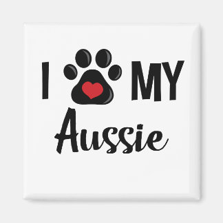 Imã Eu Amo Minha Aussie