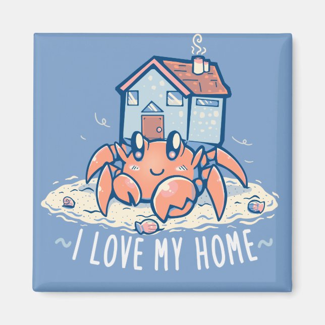 Imã Eu amo minha casa (Frente)