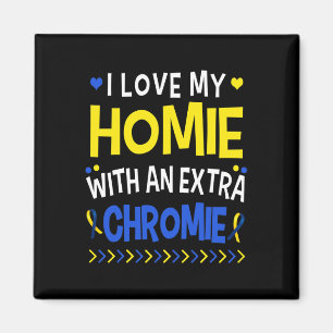Imã Eu Amo Minha Casa Com Um Pai Extra De Chromie Mamã