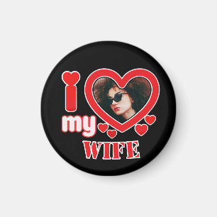 Imã Eu Amo Minha Esposa Personalizada