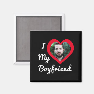 Imã Eu Amo Minha Foto Personalizada Personalizada Da B