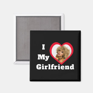 Imã Eu Amo Minha Foto Personalizada Personalizada Da B