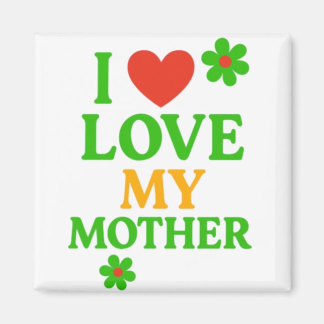 Imã Eu Amo Minha Mãe (Frente)