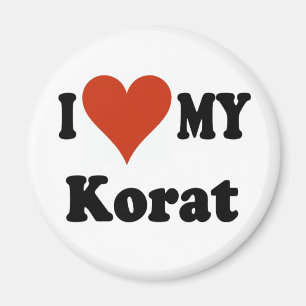 Imã Eu amo minha mercadoria do gato de Korat