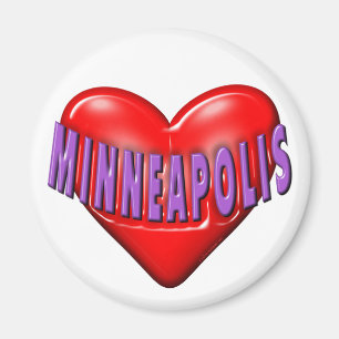 Imã Eu amo Minneapolis