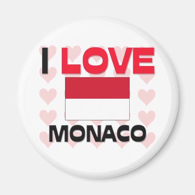Imã Eu amo Mônaco (Frente)