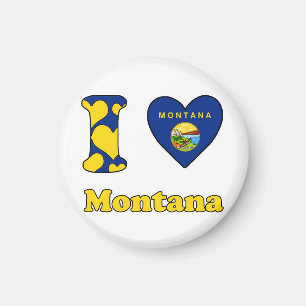 Imã Eu amo Montana